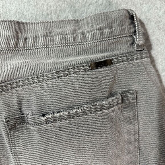 KanCan Jeans Women's 31 Gray Flare Raw Hem Button Fly Stretch High Rise Denim - Picture 11 of 11